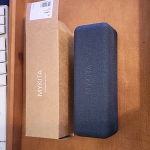 MYKITA Blue Denim Hard Shell Eyeglasses Glasses Sunglasses Case